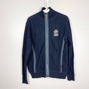 Gant Wool Full Zip Sweater Men’s size M Navy Blue